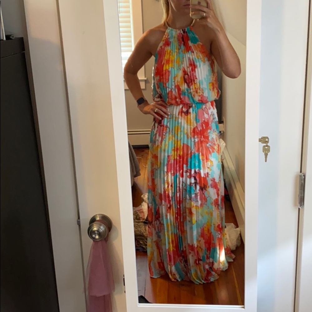 Floral maxi dress